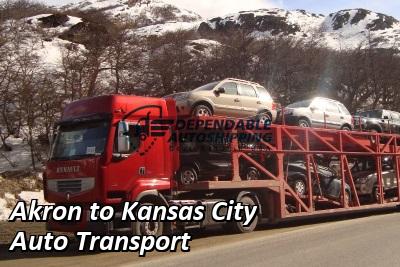 Akron to Kansas City Auto Transport