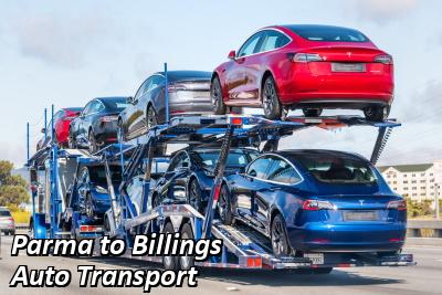 Parma to Billings Auto Transport