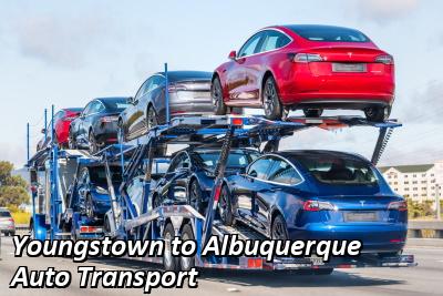 Youngstown to Albuquerque Auto Transport