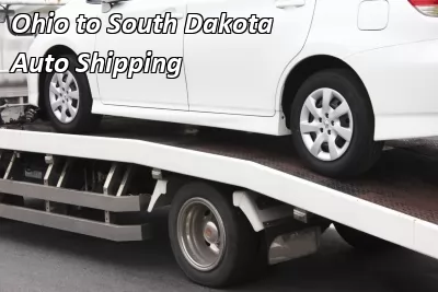 Ohio to South Dakota Auto Shipping